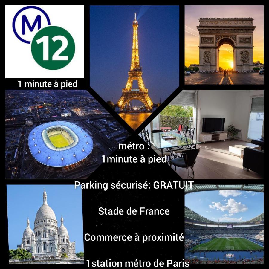 Big Logement , Jo2024, Stade De France, Paris, Metro , Parking Gratuit Saint-Denis  Exteriér fotografie